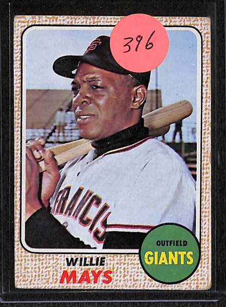 Lot Of 7 Willie Mays Cards 1968-1991