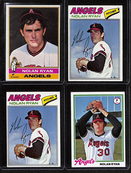 Lot Of 15 Nolan Ryan Cards 1971-1981