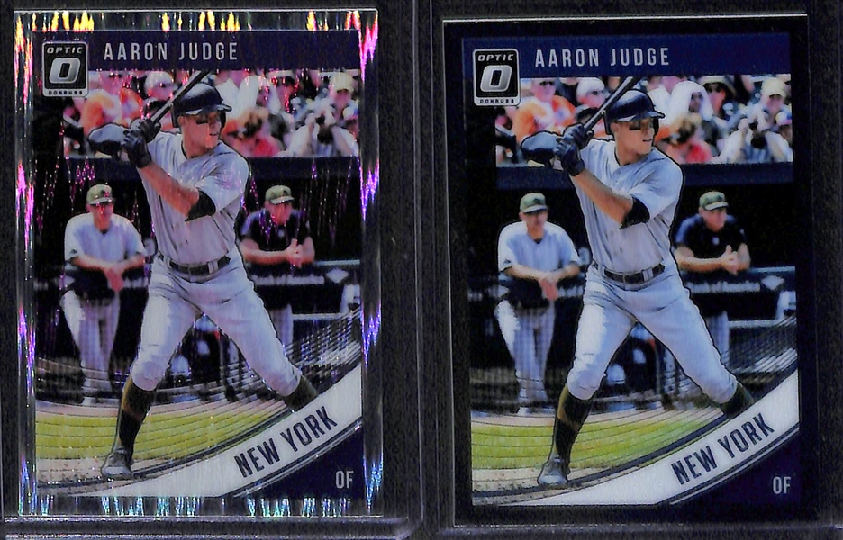 Lot of (7) Aaron Judge Rookie/Insert/Graded Cards