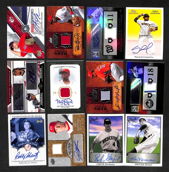 Lot Of 60 Baseball Autograph Cards w. Darryl Strawberry