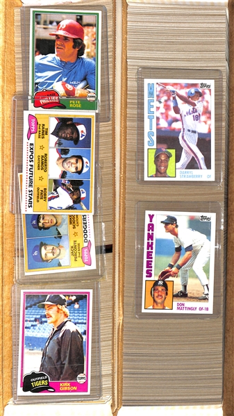 1981 & 1984 Topps Baseball Card Complete Sets