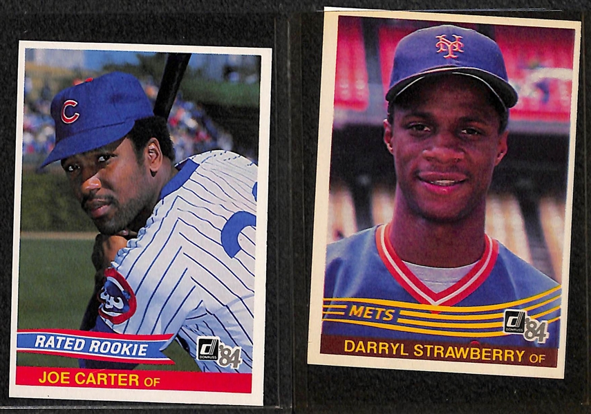 1984 & 1986 Donruss Baseball Complete Sets & 1985 Partial Set