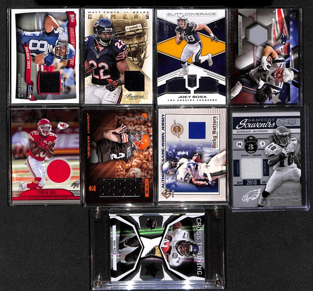 Lot of 42 Certified Jersey Relic Cards w/ Trubisky and Bortles Rookies