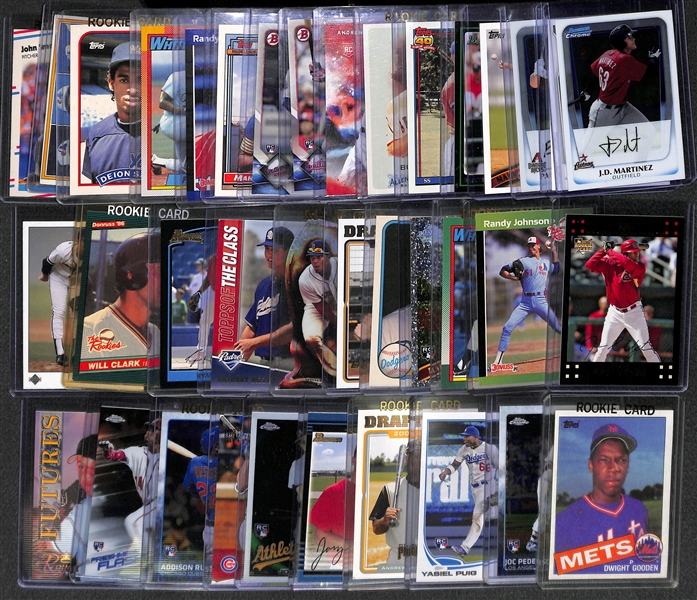 Huge Lot of Over 450 Baseball Rookie Cards (Inc. Machado, Goldschmidt, JD Martinez, Benintendi, Hoskins, Albies, Nola)