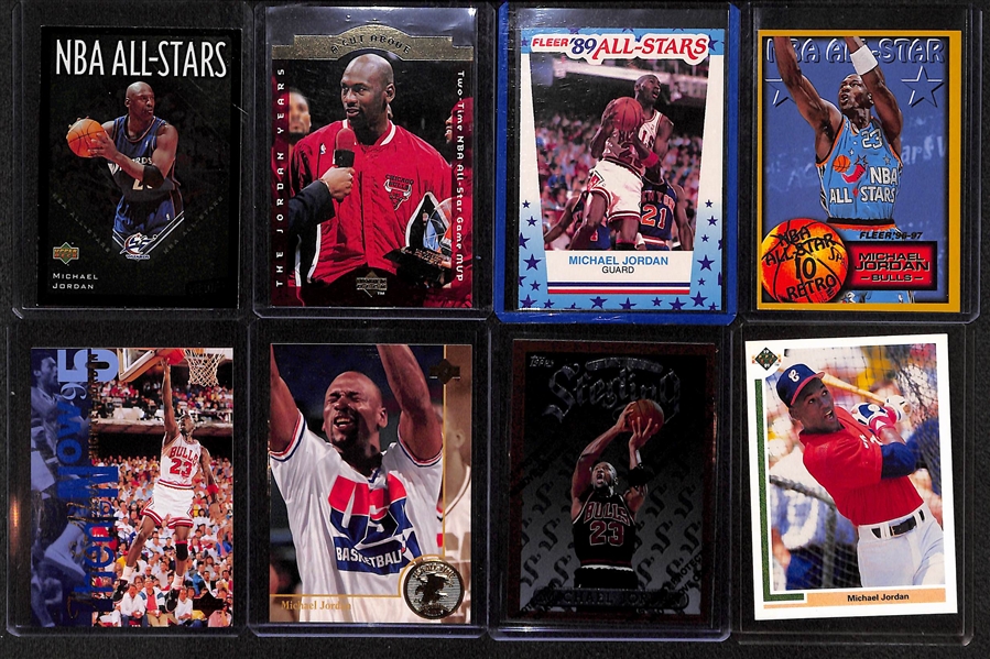 Lot of Over 100 Michael Jordan Cards w/ Inserts