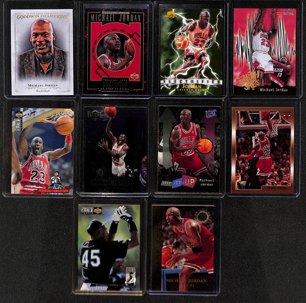 Lot of Over 100 Michael Jordan Cards w/ Inserts