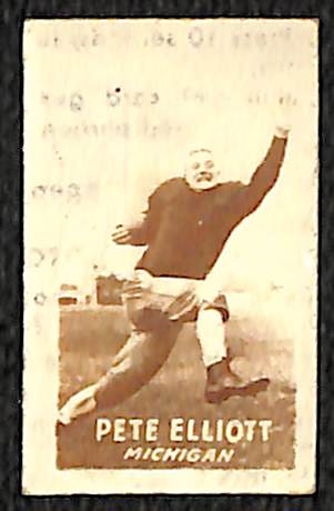 Lot of (4) 1948 Topps Magic Football Cards - Doak Walker Rookie & (3) Pete Elliott