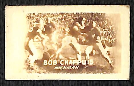 Lot of (3) 1948 Topps Magic Football Cards - Chuck Bednarik Rookie (Poor),  Bob Chappuis & Army vs. Navy