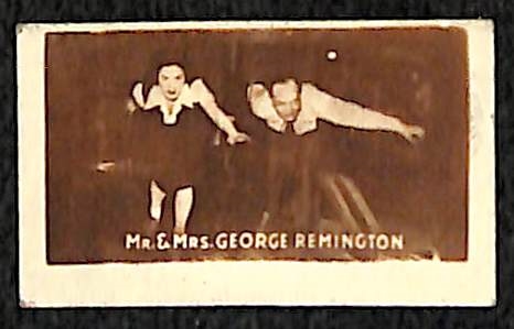 Lot of (7) 1948 Topps Magic Cards - (6) Track & Field and (1) Remington