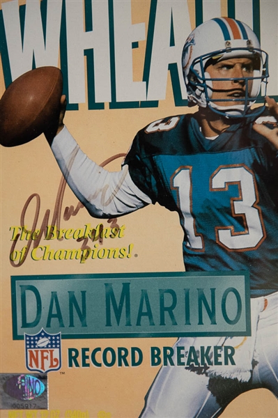 Dan Marino Signed & Framed Wheaties Box