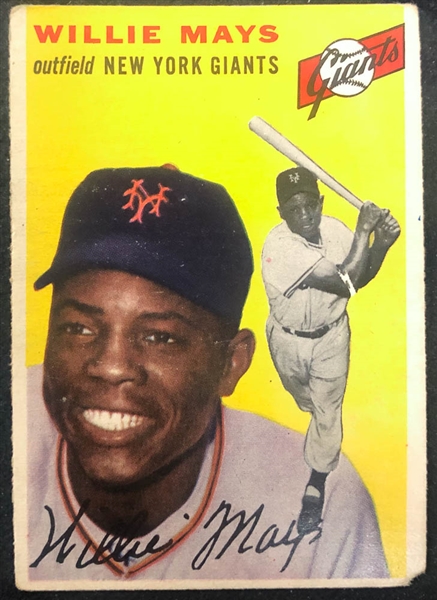1954 Topps Willie Mays #90 Baseball Card