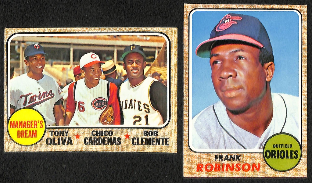 1968 Topps Baseball Complete Set (All 598 Cards in the Set) 
