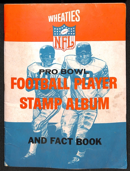 1964 Wheaties Pro Bowl Football Player Stamp Album W. Stamps