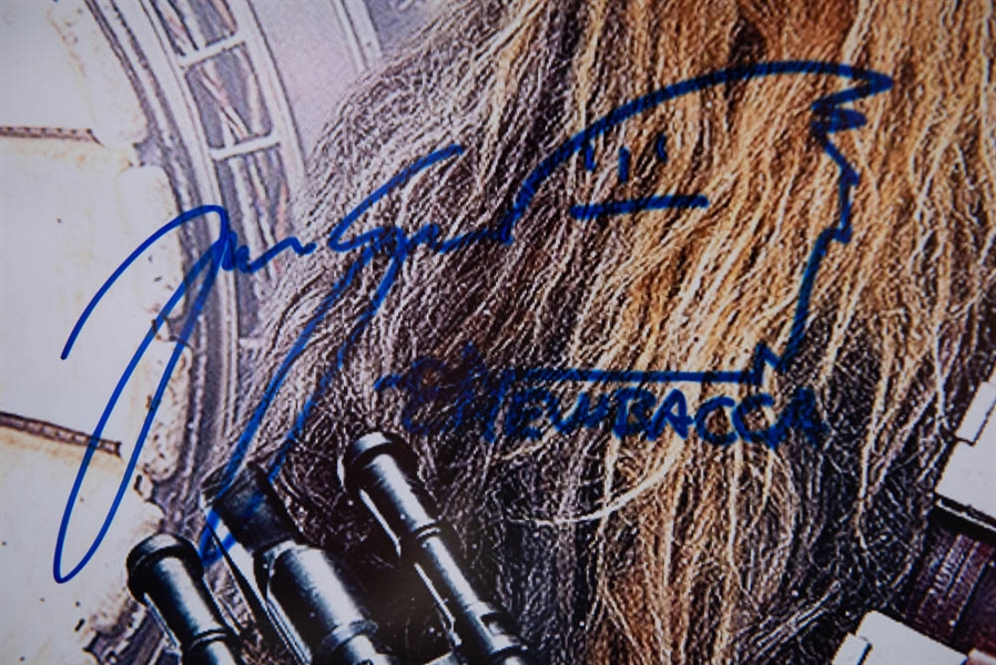 Joonas Suotamo Signed Chewbacca 16x20 Star Wars Photo - JSA