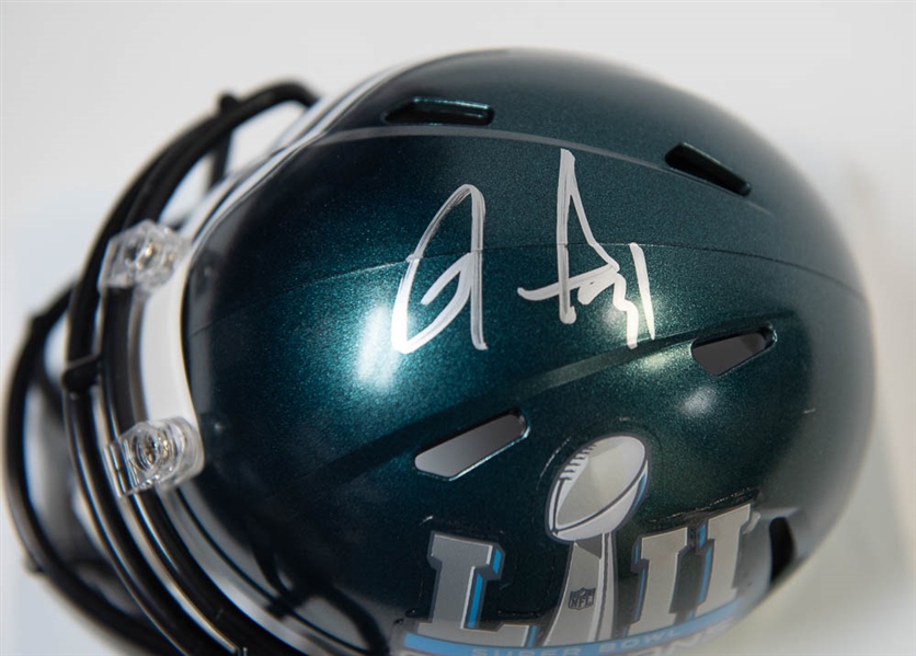 Jalen Mills Signed Super Bowl Mini Helmet - JSA