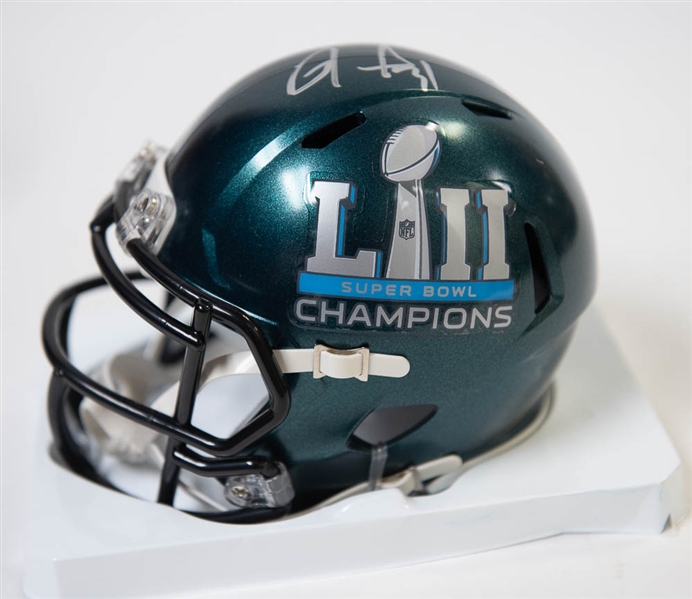 Jalen Mills Signed Super Bowl Mini Helmet - JSA