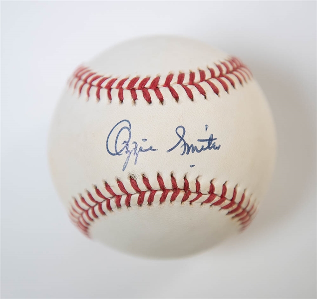 Stan Musial & Ozzie Smith Signed Baseballs