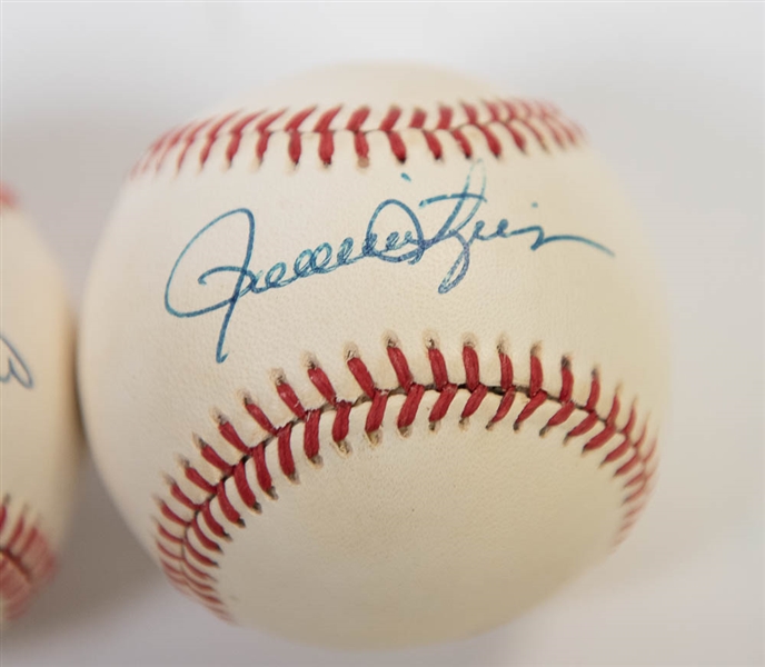 Lot of 3 Hall Of Fame Pitchers Signed Baseballs w. Seaver & Niekro