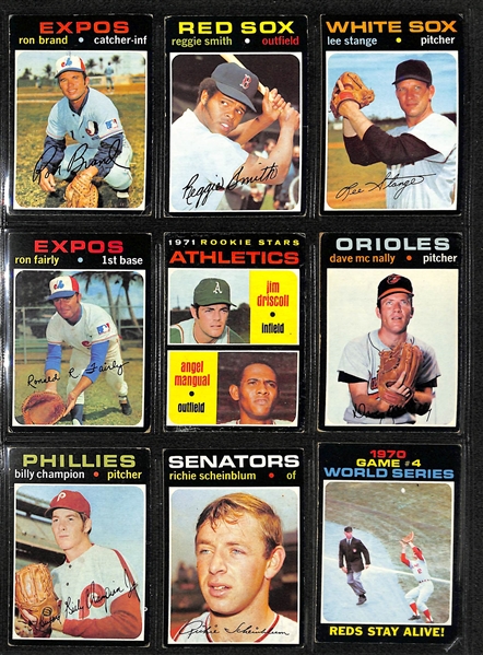 Lot of 400+ 1971 & 1972 Topps Baseball Cards