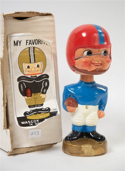 Vintage Football Bobblehead Figure - Made In Japan