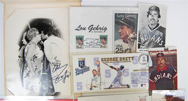 Autograph Lot & First Day Covers w. Frank Robinson