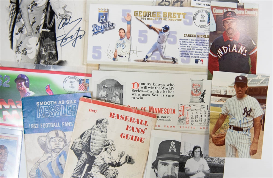 Autograph Lot & First Day Covers w. Frank Robinson