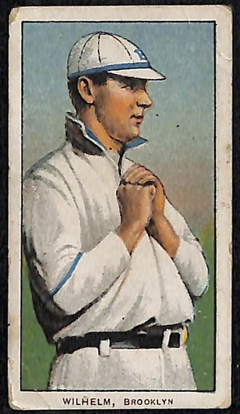 Lot of 4 1909 T206 Cards w. Kaiser Wilhelm