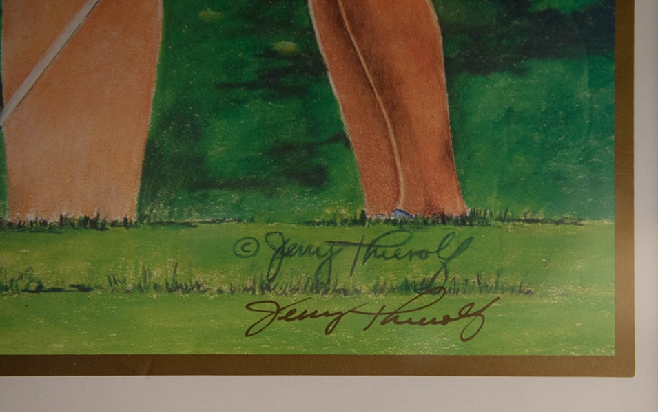Large Betsy King Signed Framed Poster Print