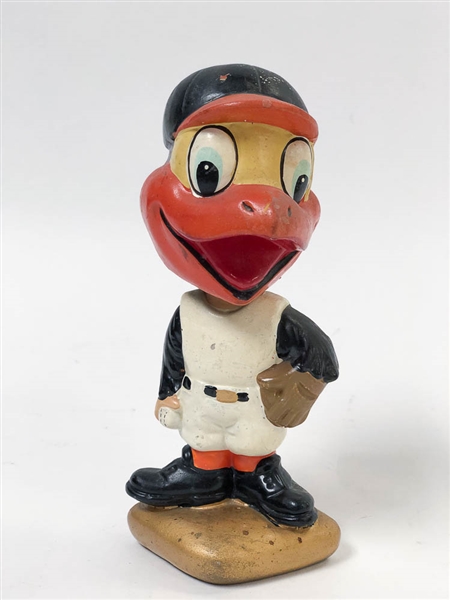 1966-71 Baltimore Orioles Mascot Bird Head (Gold Diamond Base)