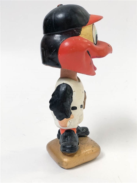 1966-71 Baltimore Orioles Mascot Bird Head (Gold Diamond Base)