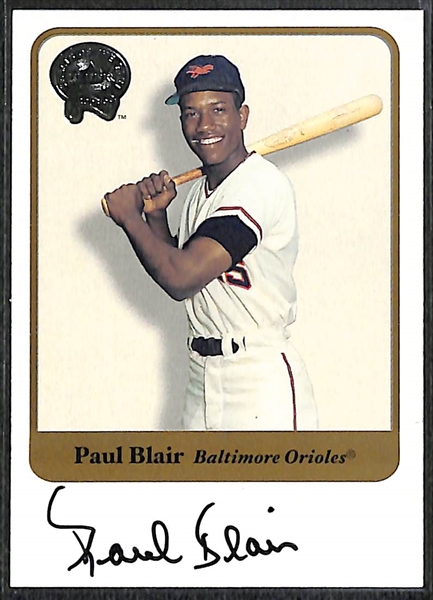 Lot Of 90 Baseball Autograph Cards w. Blair & Gattis
