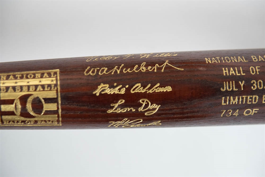 1995 Hall Of Fame Baseball Induction Bat