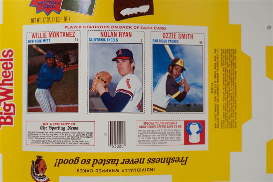 1979 Hostess Baseball Uncut Sheet w. Ozzie Smith RC
