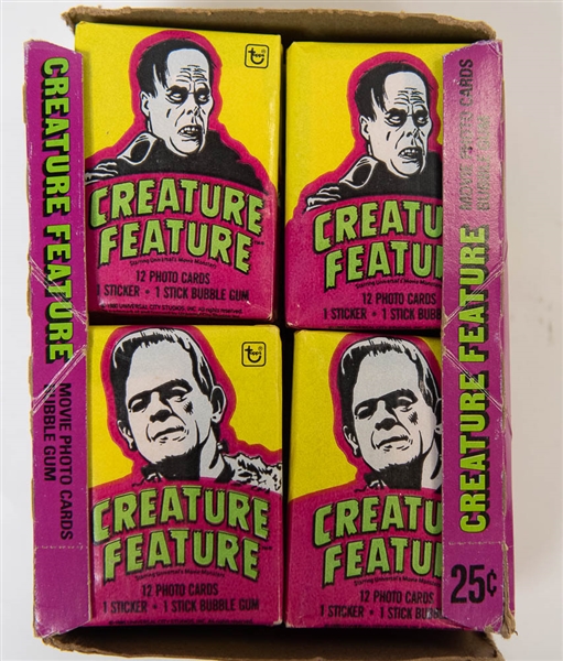 1980 Topps Creature Feature Wax Card Box