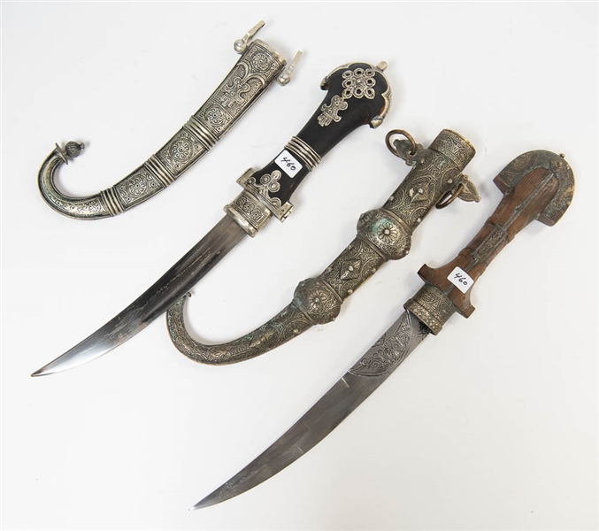 (2) Vintage Daggers & Sheaths