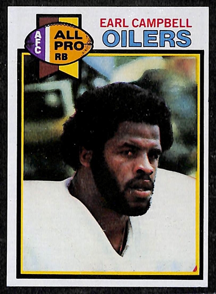 1979 Topps Football Partial Card Set w. Earl Campbell RC