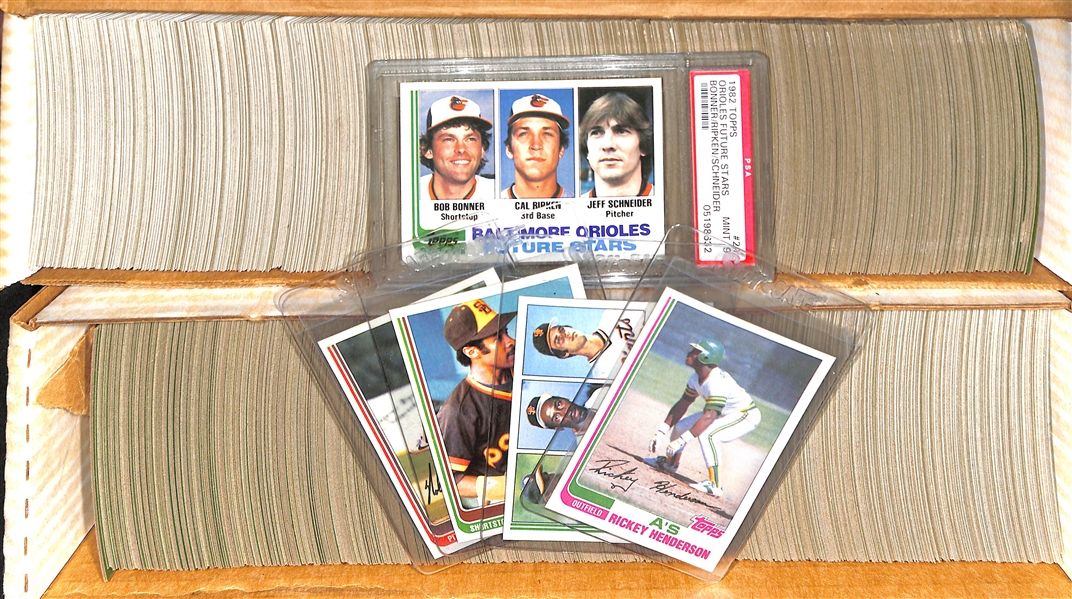Lot of 2 1982 Topps Baseball Complete Card Sets