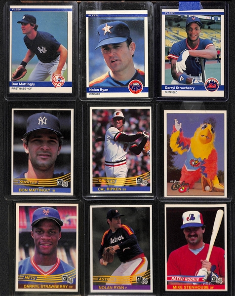  1984 Donruss & 1984 Fleer Baseball Complete Baseball Card Sets
