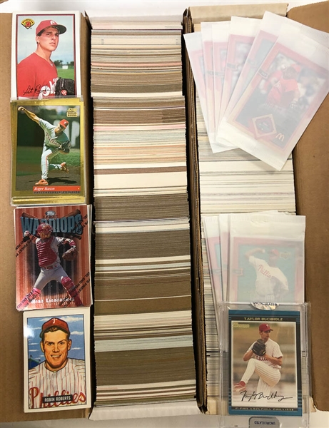 Lot of 1600+ Phillies Cards (1980s-1990s)