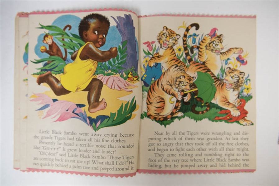 1942 Little Black Sambo Cloth Book & Collectibles