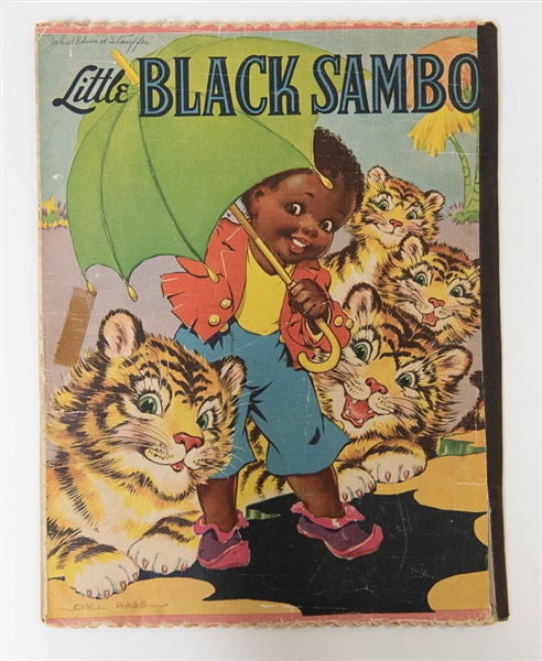 1942 Little Black Sambo Cloth Book & Collectibles