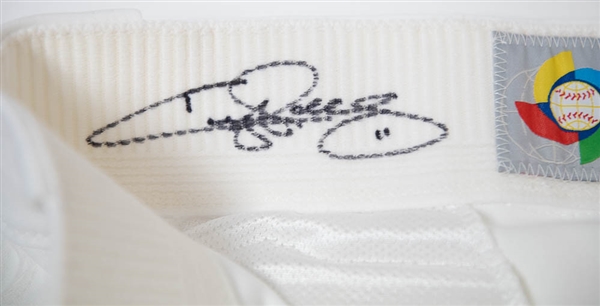 Jimmy Rollins Signed & Game Worn 2009 World Baseball Classic White Pants - Rollins COA