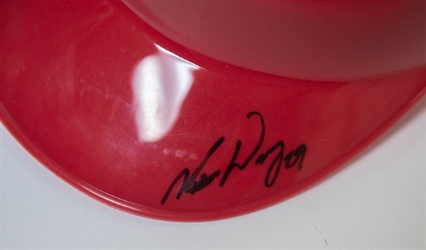 Lot of 3 Phillies Signed Full Size Souvenir Helmets w. Cesar Hernandez