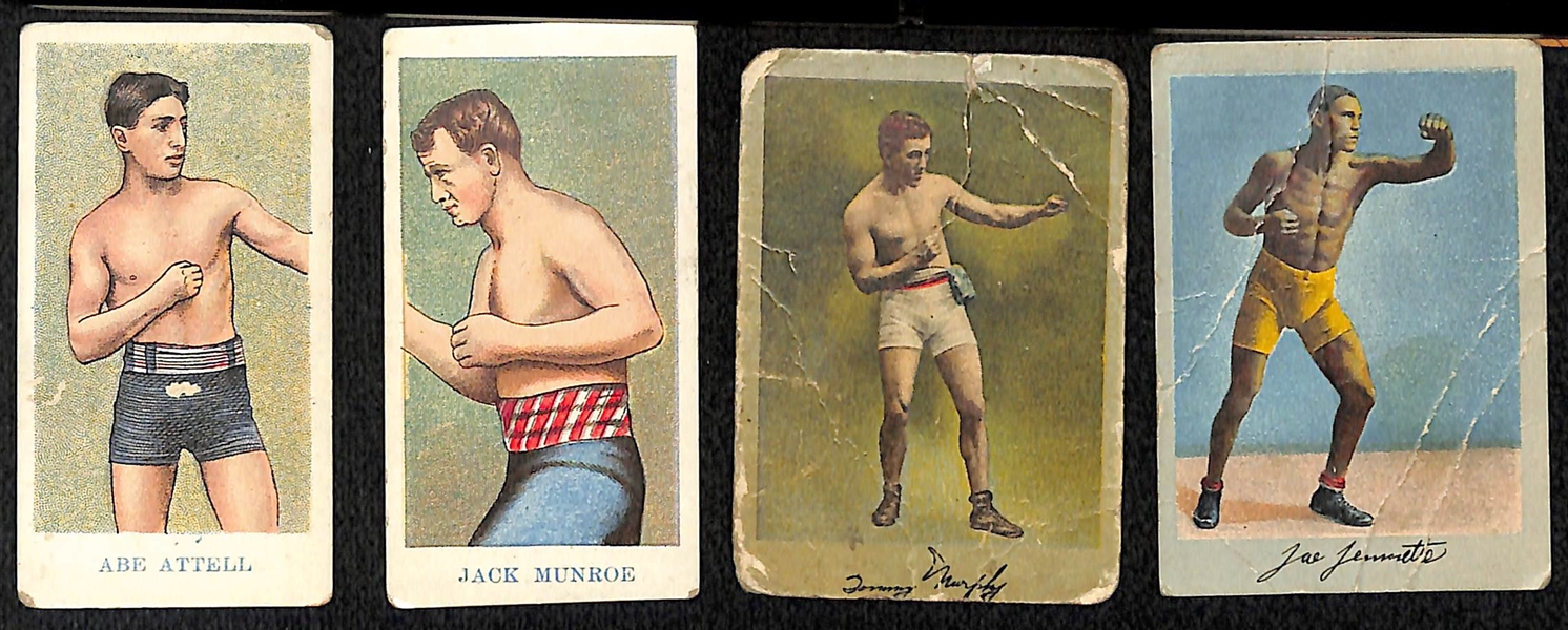 Lot of 40 Early 1900s Mixed Sports Cards w. Boxer Abe Attell