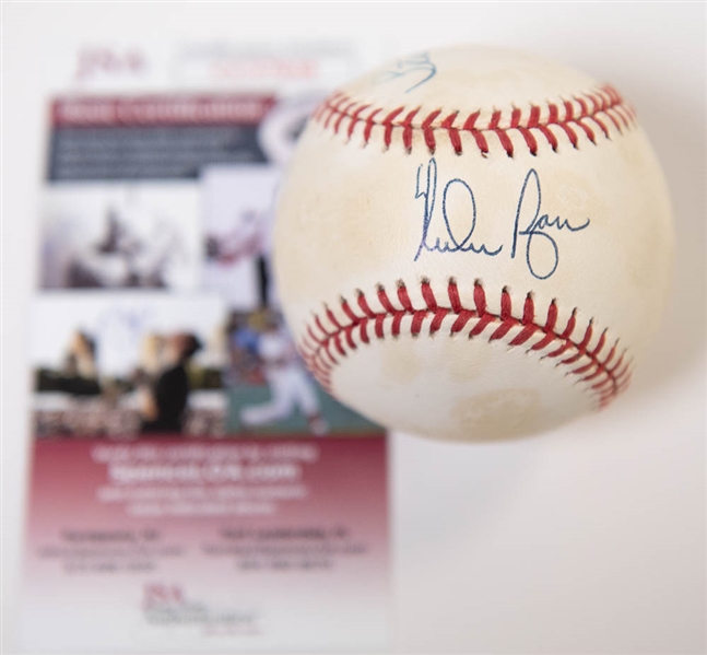 Nolan Ryan and Steve Carlton Dual-Signed Baseball - JSA