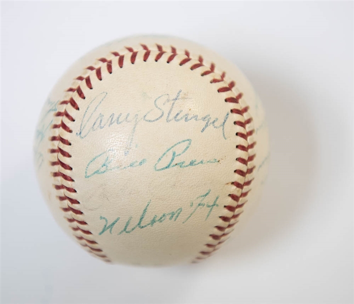 1958 A.L. All Stars Signed Baseball w. N Fox & Stengel - Beckett