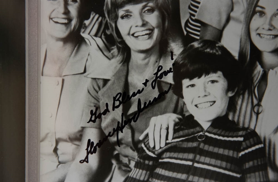 Florence Henderson Signed & Framed Brady Bunch Photo Display - PSA/DNA