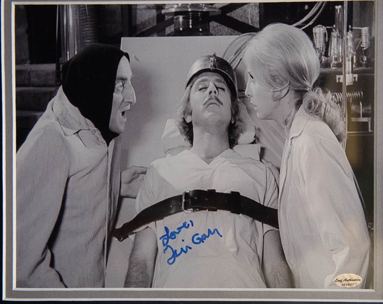 Teri Garr Signed & Framed Young Frankenstein Movie Display - Leaf