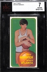 1970-71 Topps Basketball Pete Maravich Rookie Graded Beckett BVG 7 Near Mint!
