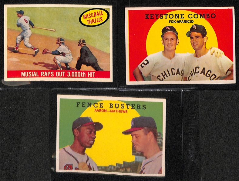 1959 Topps Baseball Card Complete Set w/ Bob Gibson Rookie Graded PSA 8(MC)